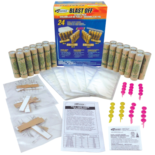 A8-3, B6-4, C6-3, C6-5 ROCKET ENGINES BULK, 24 ENGINES PER PACK