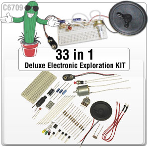 33 IN 1 Electronic Exploration Lab #C6709