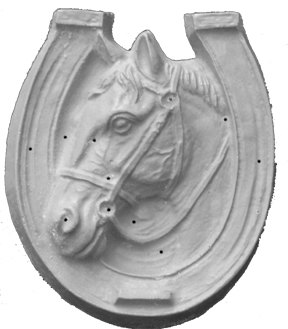 Vacuum Forming Mold - Horseshoe 5 1/2”x4 1/2”