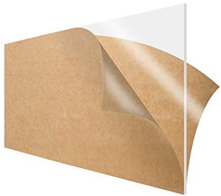 Acrylic Plastic Sheet, FF Grade, Clear, 1/4”
