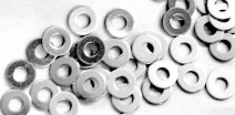 Brass Washers, 100 ct