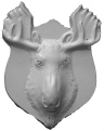 Vacuum Forming Mold - Moose Head 7”x8”