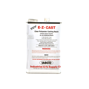E-Z-Cast Clear Polyester Resin, front of can.