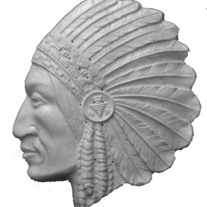 Vacuum Forming Mold - Indian Head 6 1/2”x6 1/2”