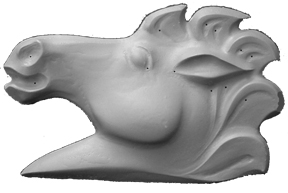 Vacuum Forming Mold - Horse Head 7” x 11”