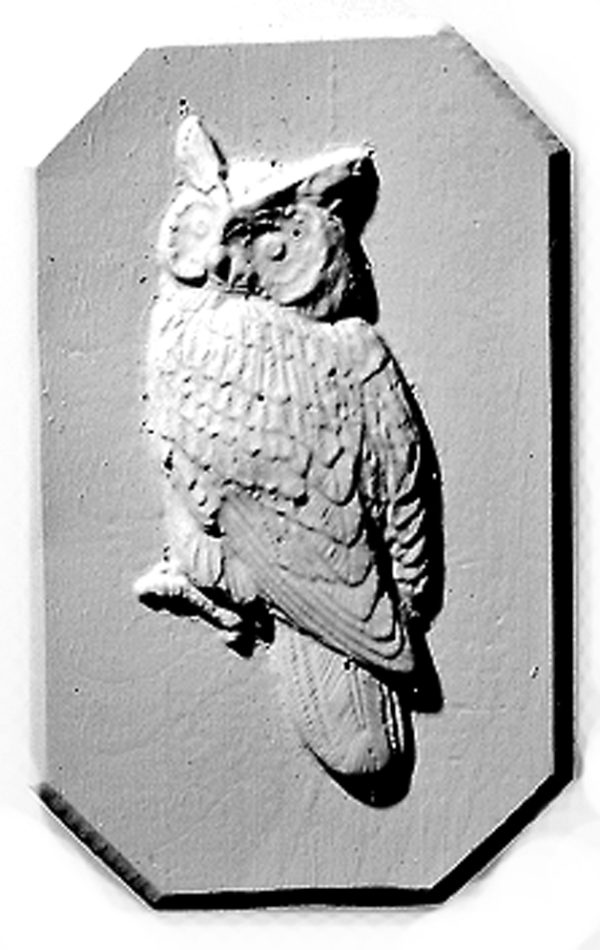 Vacuum Forming Mold - Owl 4”x6 3/4”