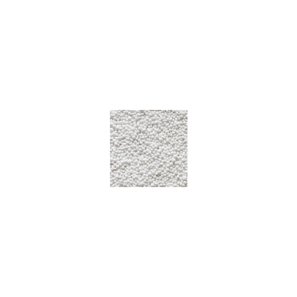 Polystyrene expandable beads, very small.