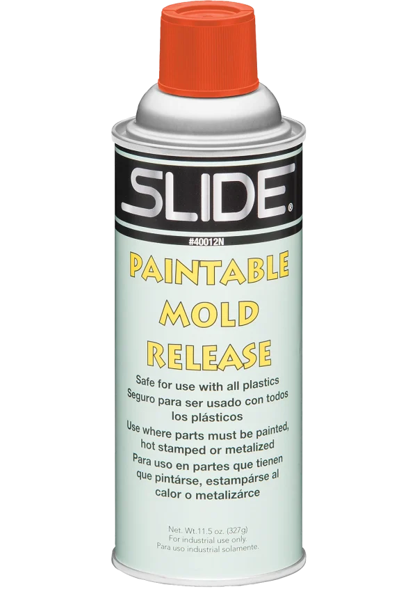 Can of Slide Paintable Mold Release.
