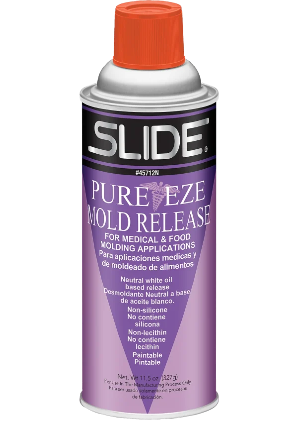 Can of Slide Pure Eze mold release.